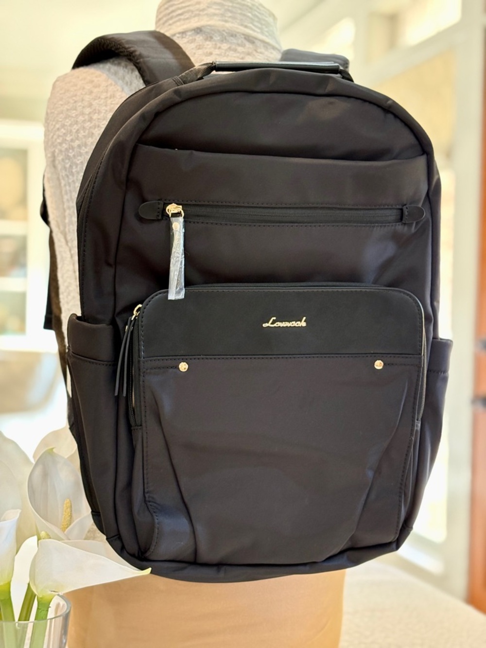 Lovevook Backpack New Nylon Tech Gold Hardware Beautiful Clean & Ready to Shine✨